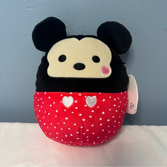 Disney Other - Squishmallows Disney Mickey Mouse 10" Plush Toy Kellytoy Stuffed Soft Hearts